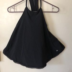 Lululemon black flowy shirt